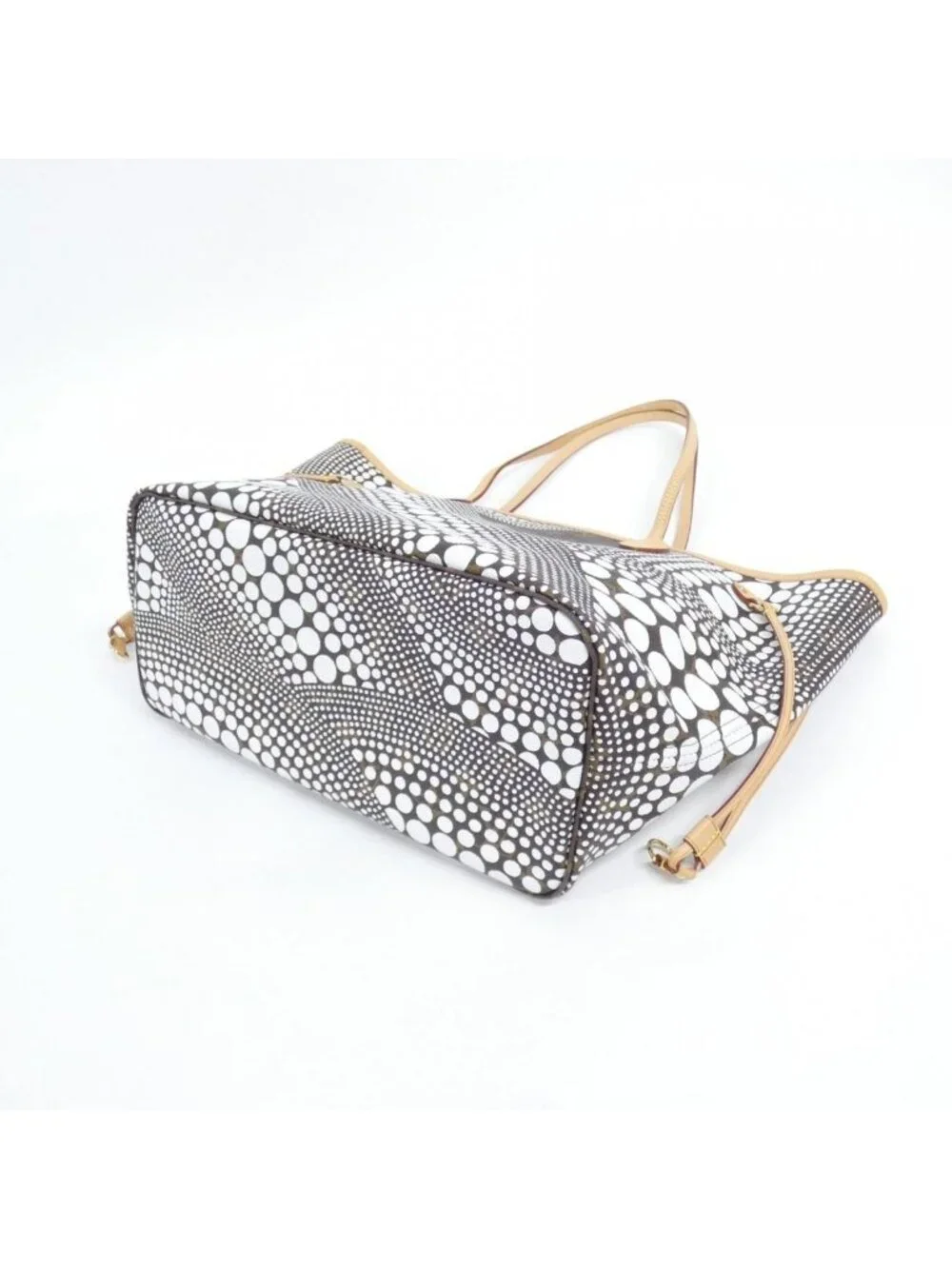 Louis Vuitton Monogram Wave Neverfull MM Bag Brown Marron Yayoi Kusama